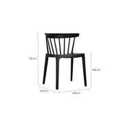Amie Outdoor Patio Dining Chair gallery detail image