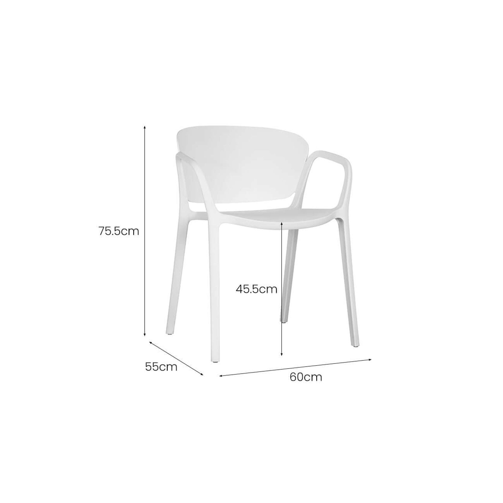 Andi Outdoor Patio Dining Armchair gallery detail image