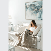 Ruanui Station Lambswool Throw -  Totara's Tussock gallery detail image