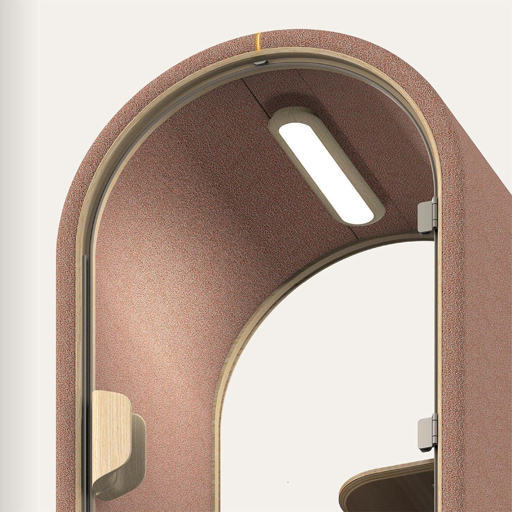 DUKE Single Seater Acoustic Office Silent Booth Pod - Green gallery detail image