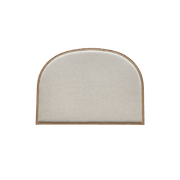 Arch Bed Head - Natural Linen gallery detail image