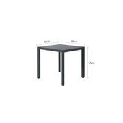 Arcus Aluminium Outdoor Patio Dining Table 80cm gallery detail image