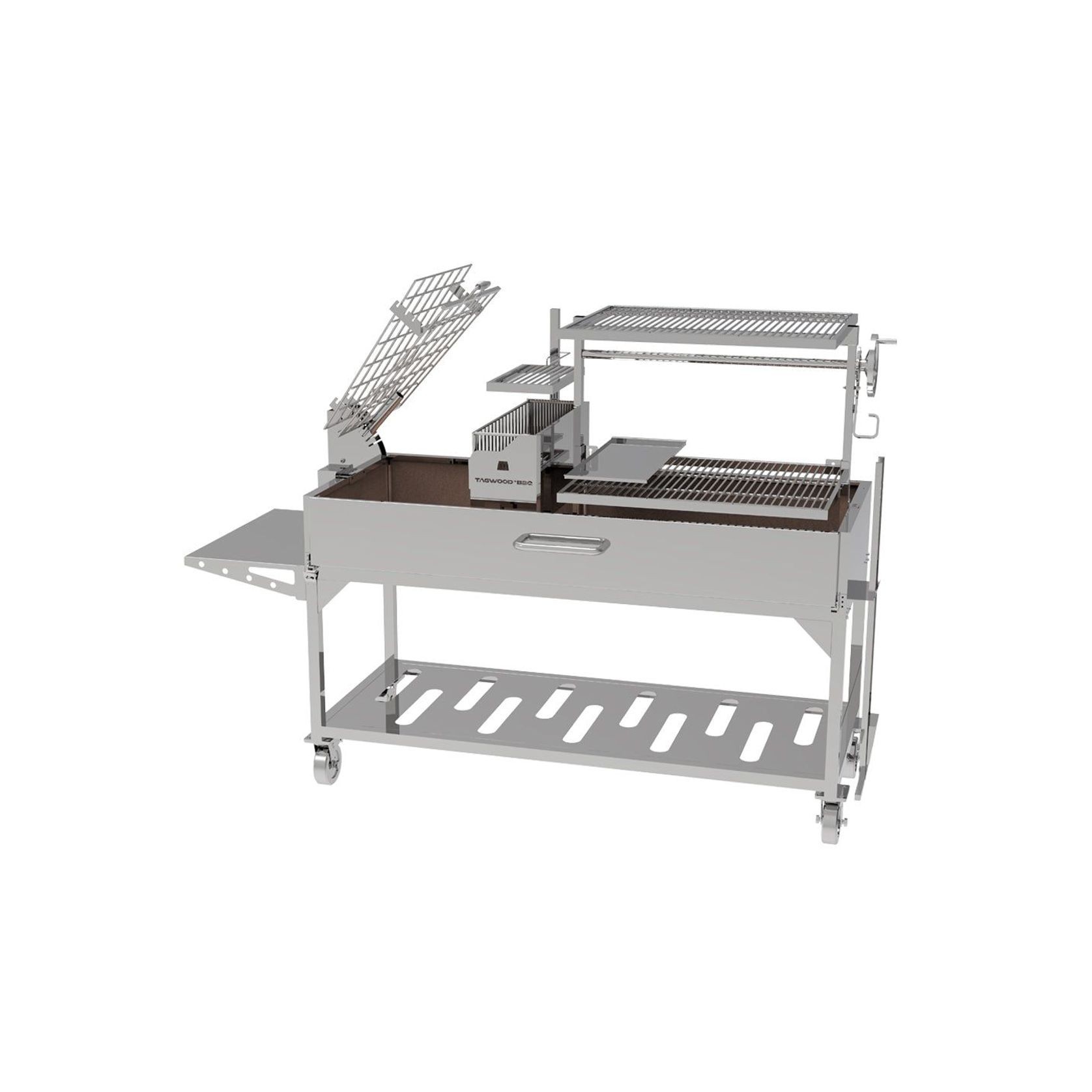 Argentine Extra Large Charcoal & Woodfired Parilla Grill | BBQ26SS gallery detail image