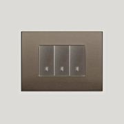 Vimar Eikon Arke Light Switches | Aluminium gallery detail image