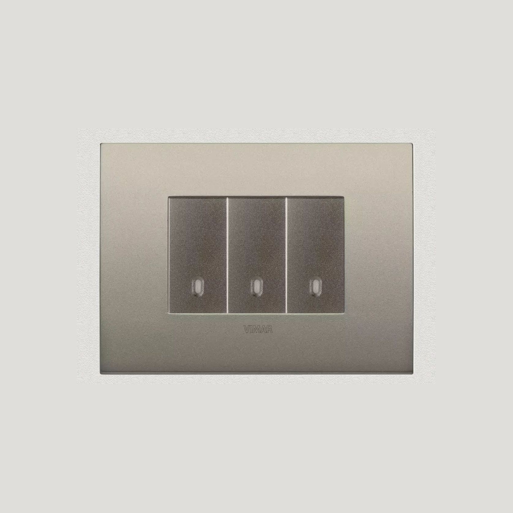 Vimar Eikon Arke Light Switches | Painted Metal gallery detail image