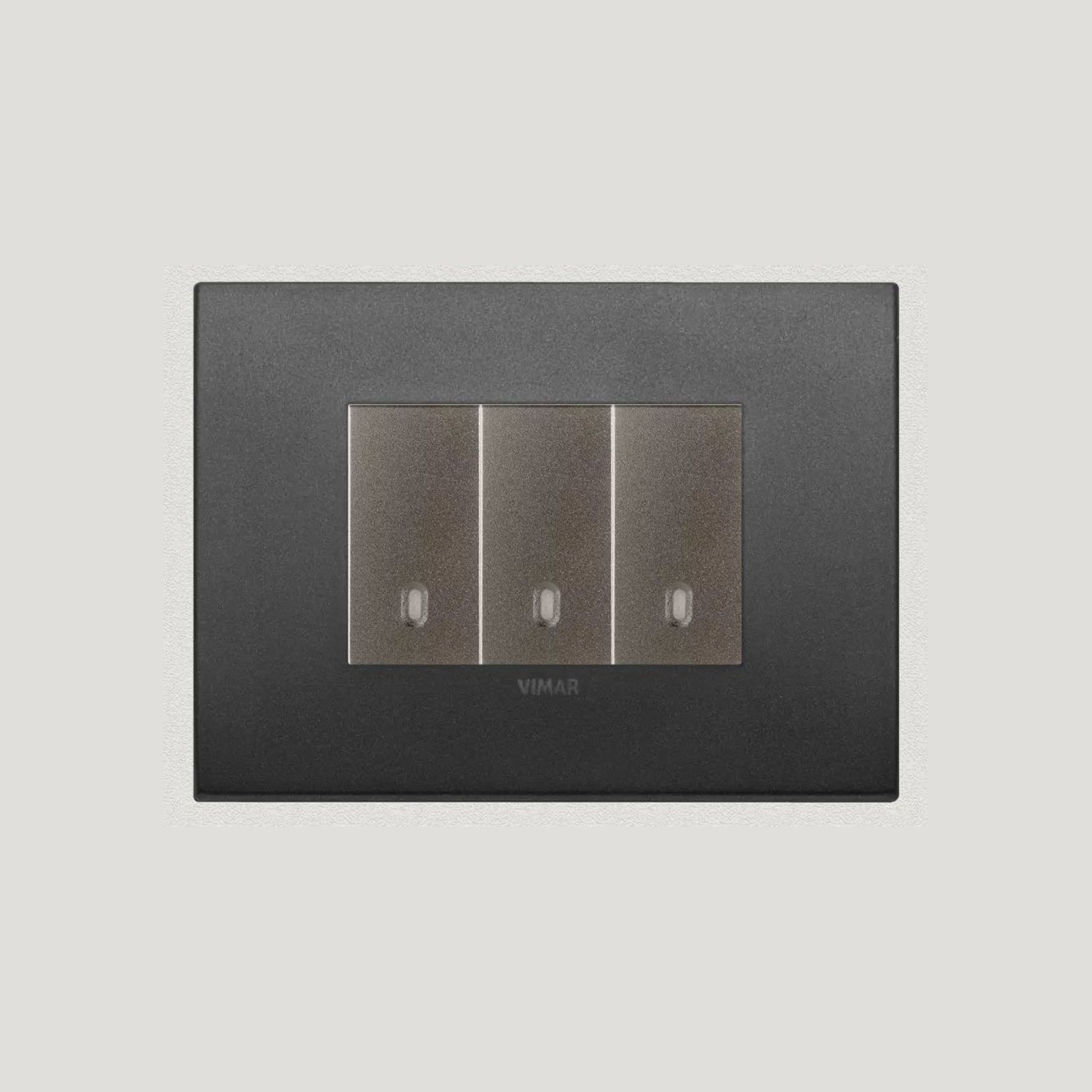 Vimar Eikon Arke Light Switches | Painted Metal gallery detail image