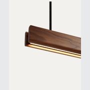 Array Pendant | American Oak - Black gallery detail image