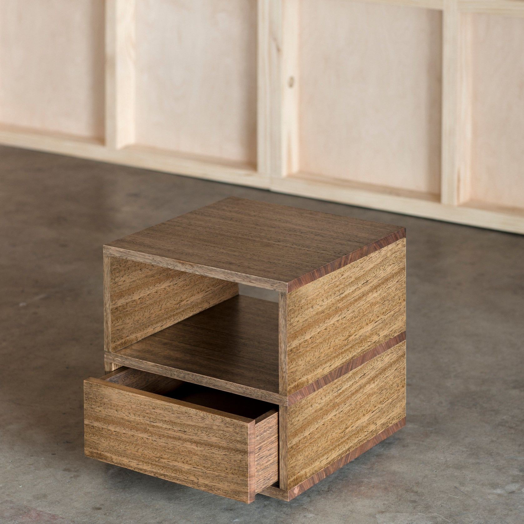 Huey Low Rider Timber Bedside Table gallery detail image