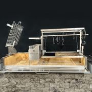 Argentine Santa Maria Charcoal & Woodfired Gaucho Grill | BBQ28SS gallery detail image