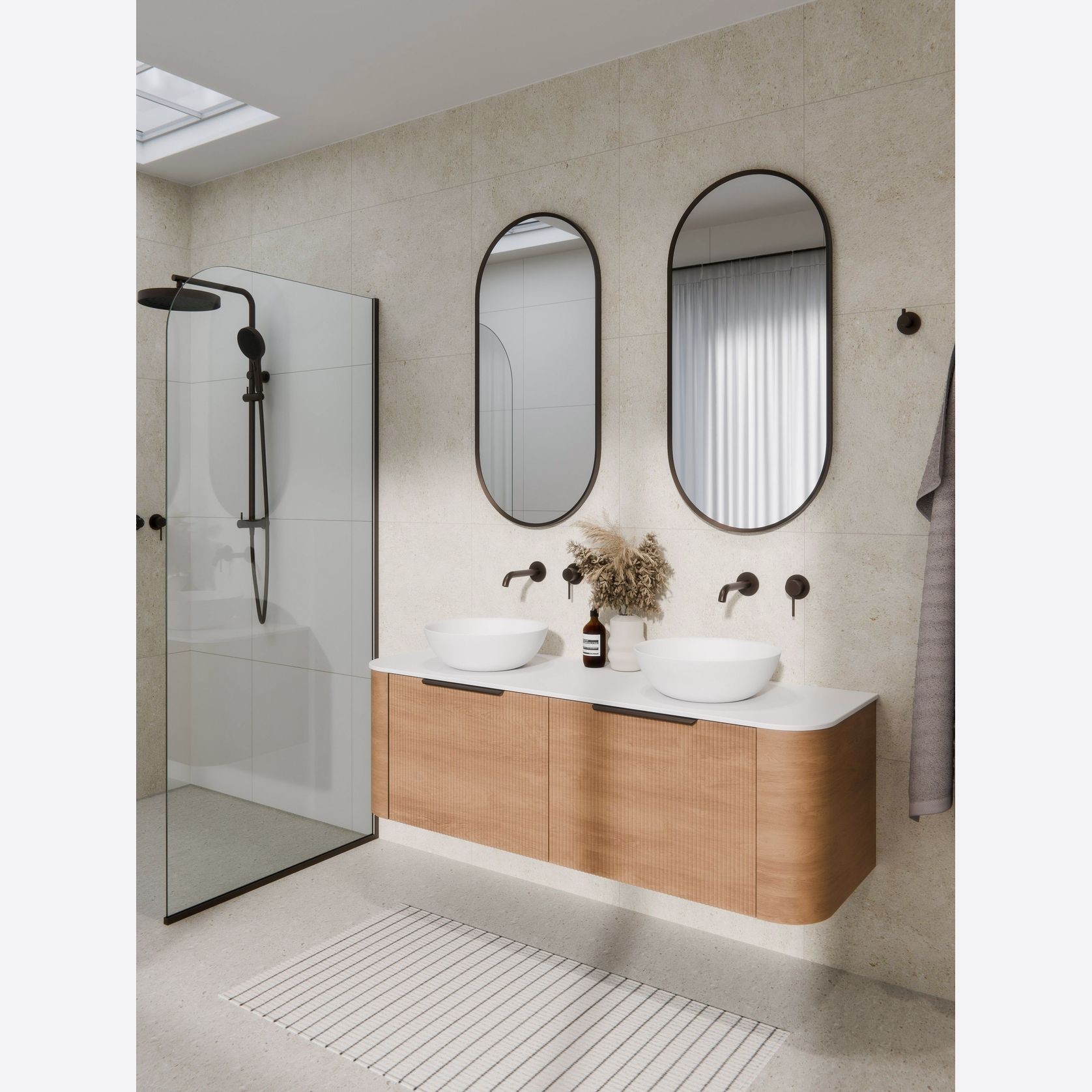 Aspect 500 Oval Framed Mirror gallery detail image