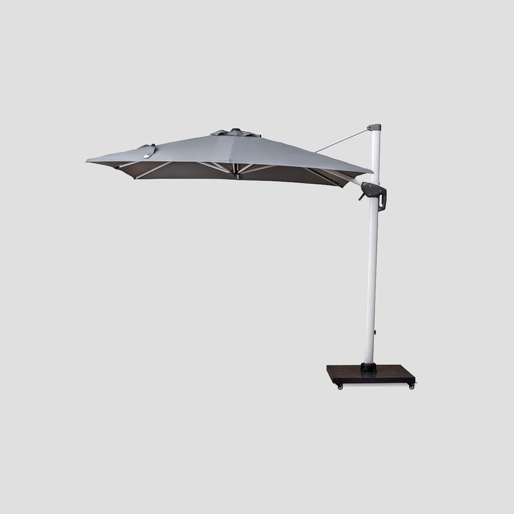 Aspen Cantilever Umbrella - Charcoal Grey - 2.5M / 3M gallery detail image