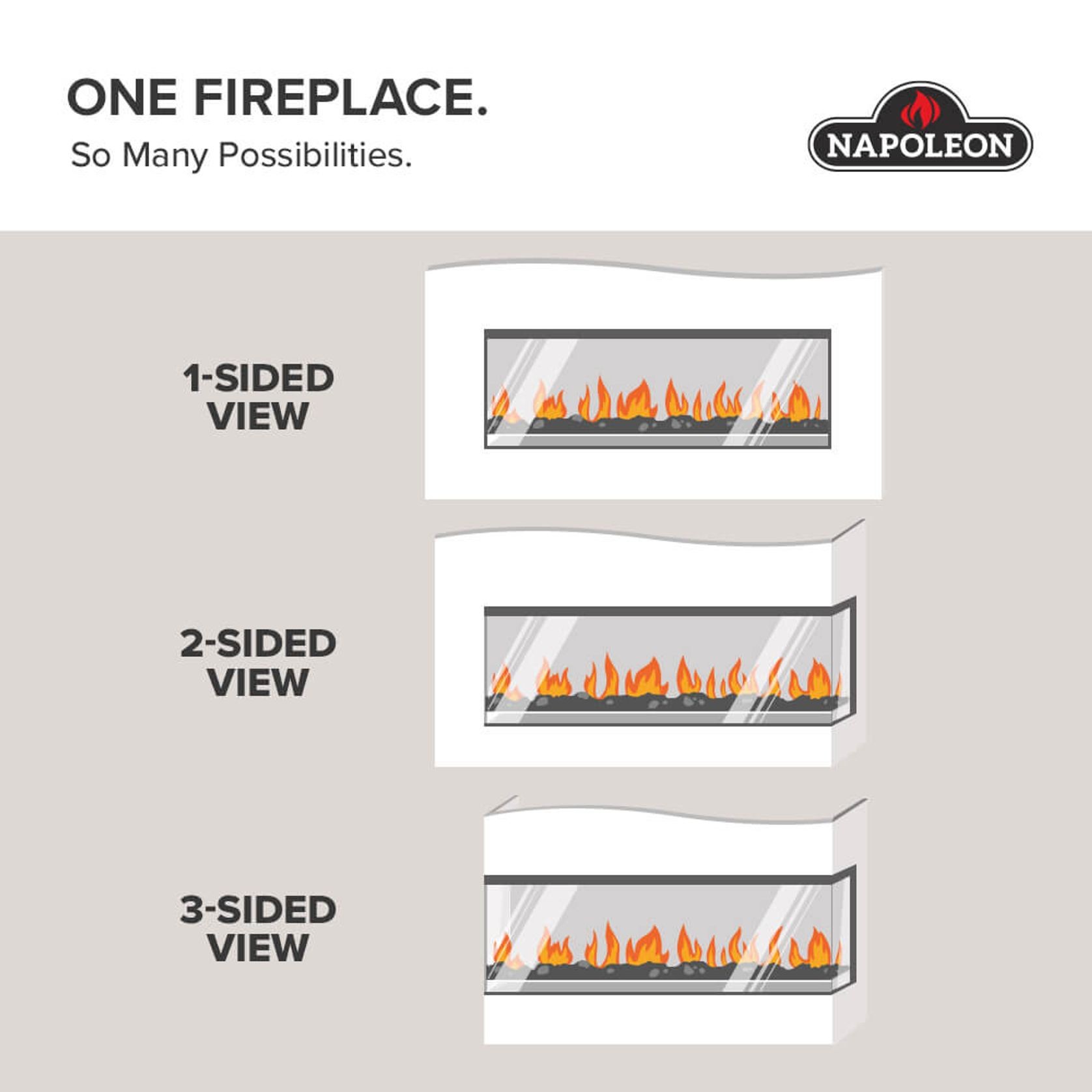 Astound 50 FlexMount Electric Fireplace gallery detail image