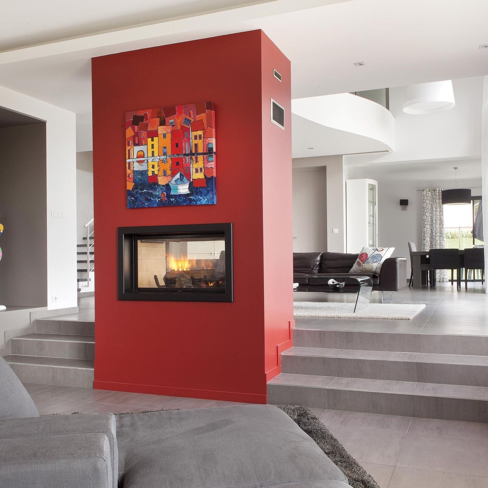 Axis H1200DS Double Sided Fireplace gallery detail image