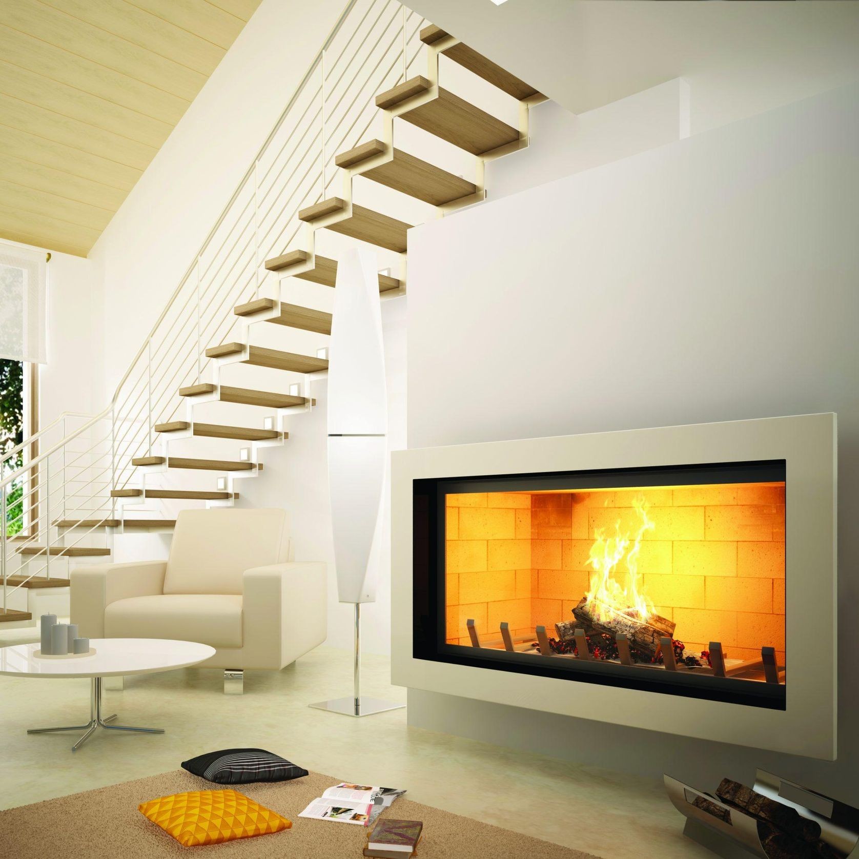 Axis H1400 Single Sided Fireplace gallery detail image