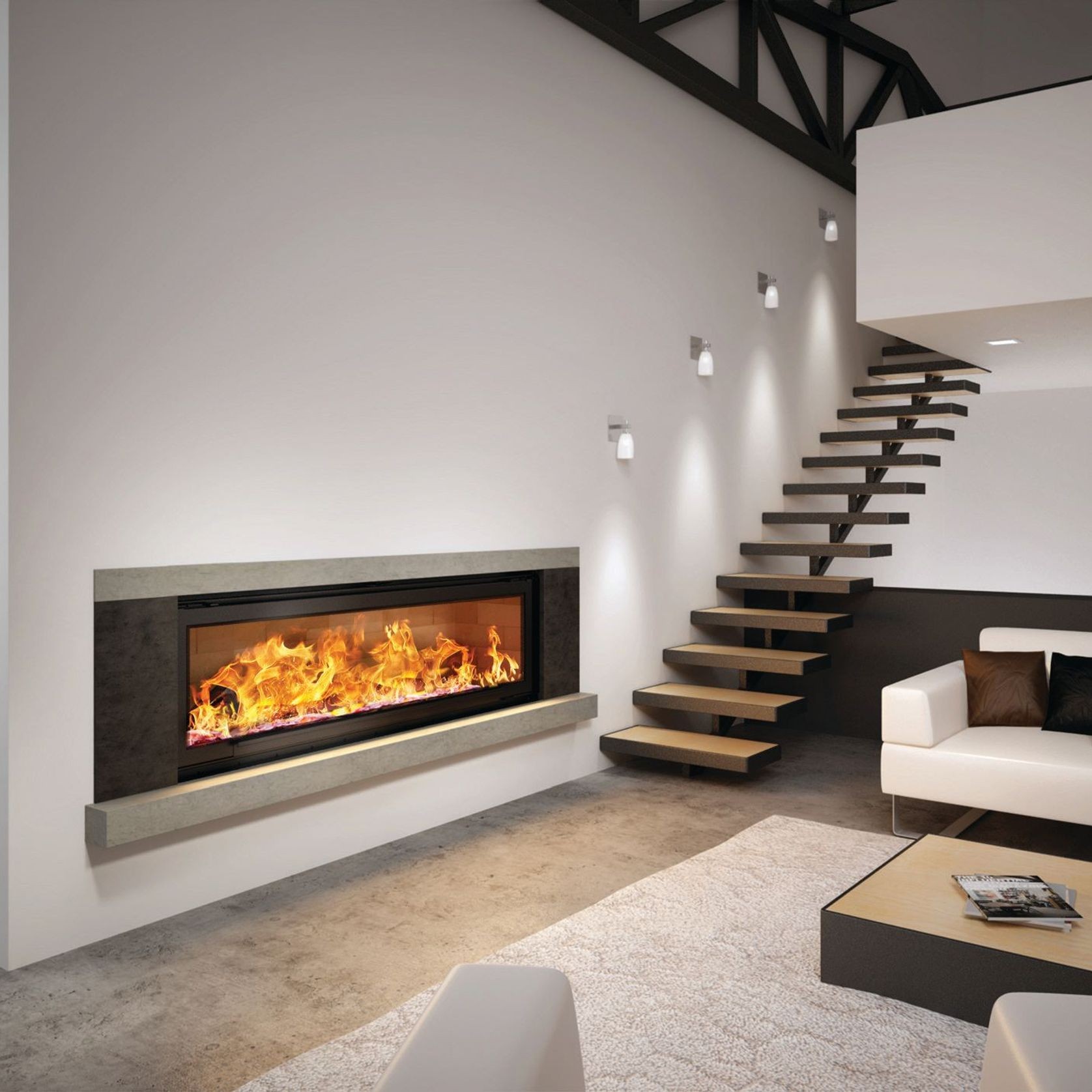 Axis H1600 XXL Inbuilt Fireplace gallery detail image