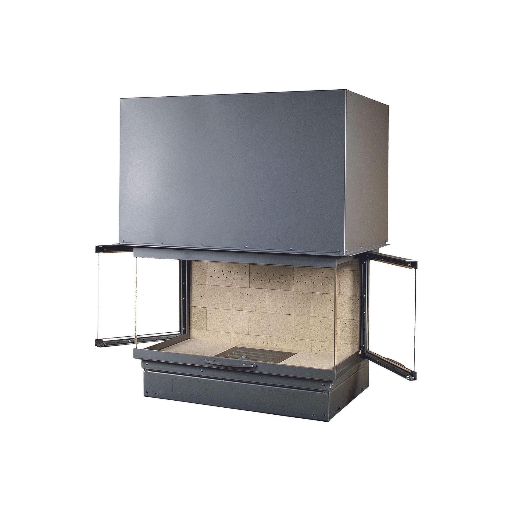 Axis H1200 3V 3 Sided Wood Fireplace gallery detail image