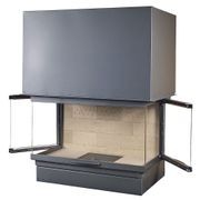 Axis H1200 3V 3 Sided Wood Fireplace gallery detail image