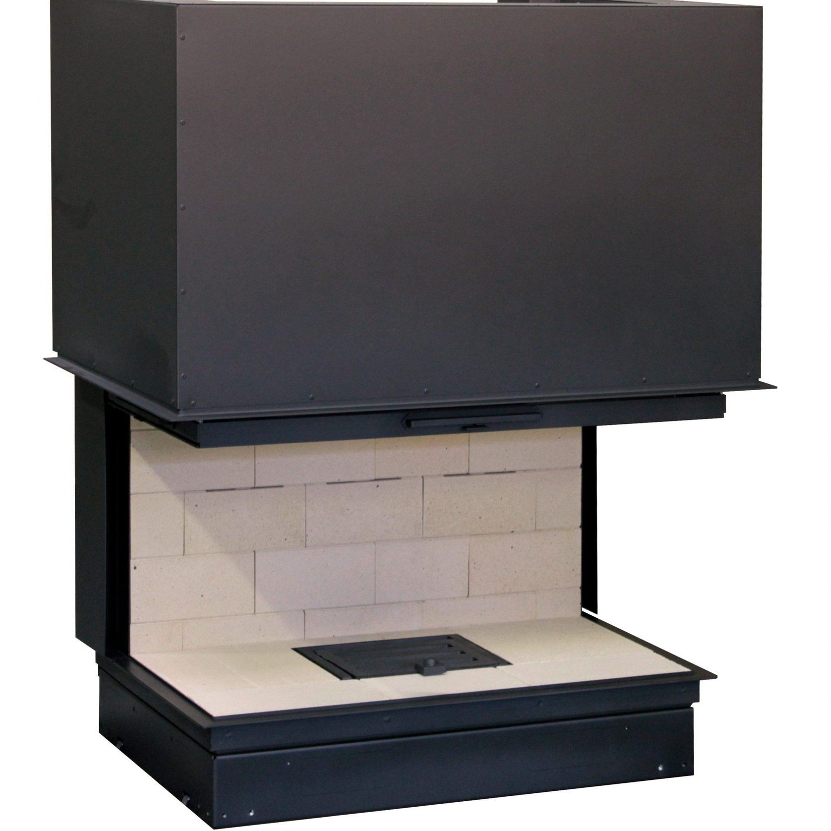 Axis H1200 3V 3 Sided Wood Fireplace gallery detail image