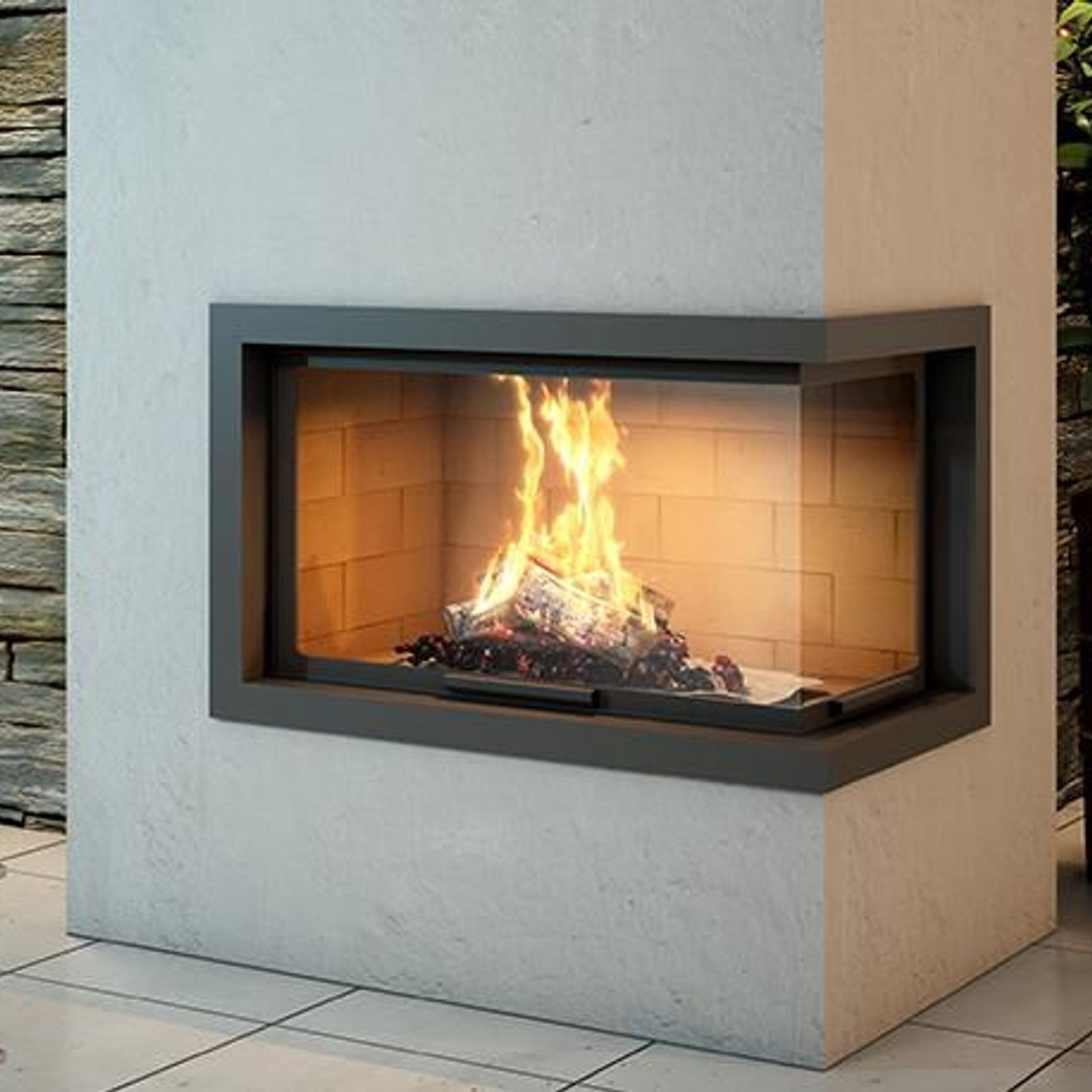 Axis H1200 VLD 2 Sided Fireplace gallery detail image