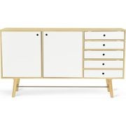 AXTELL Sideboard Buffet 180cm - White & Oak gallery detail image