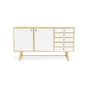 AXTELL Sideboard Buffet 180cm - White & Oak gallery detail image