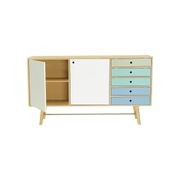 AXTELL Sideboard Buffet 180cm - White & Oak gallery detail image