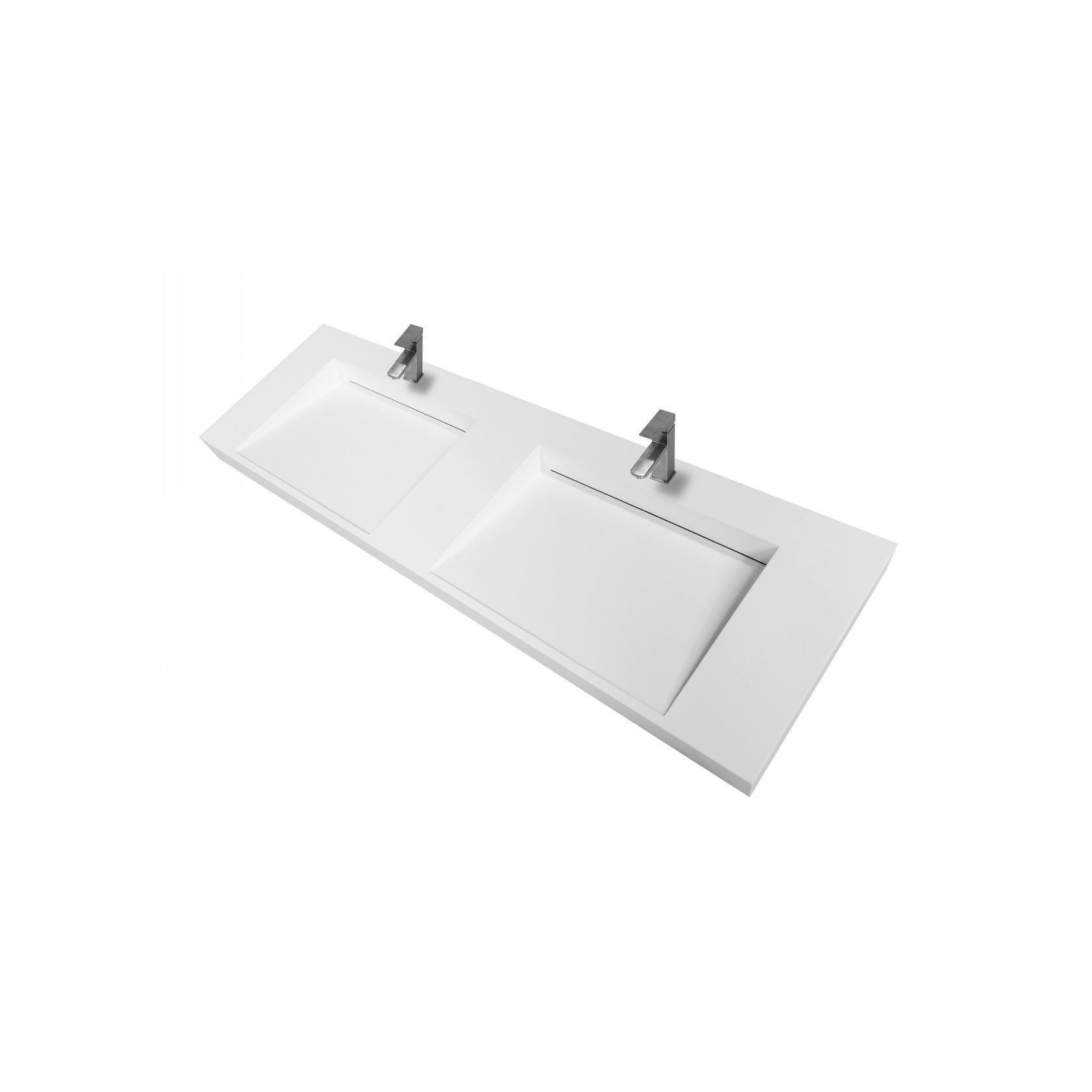 Ramp Basin Wide Double 1829mm Wall Hung B6072-D gallery detail image