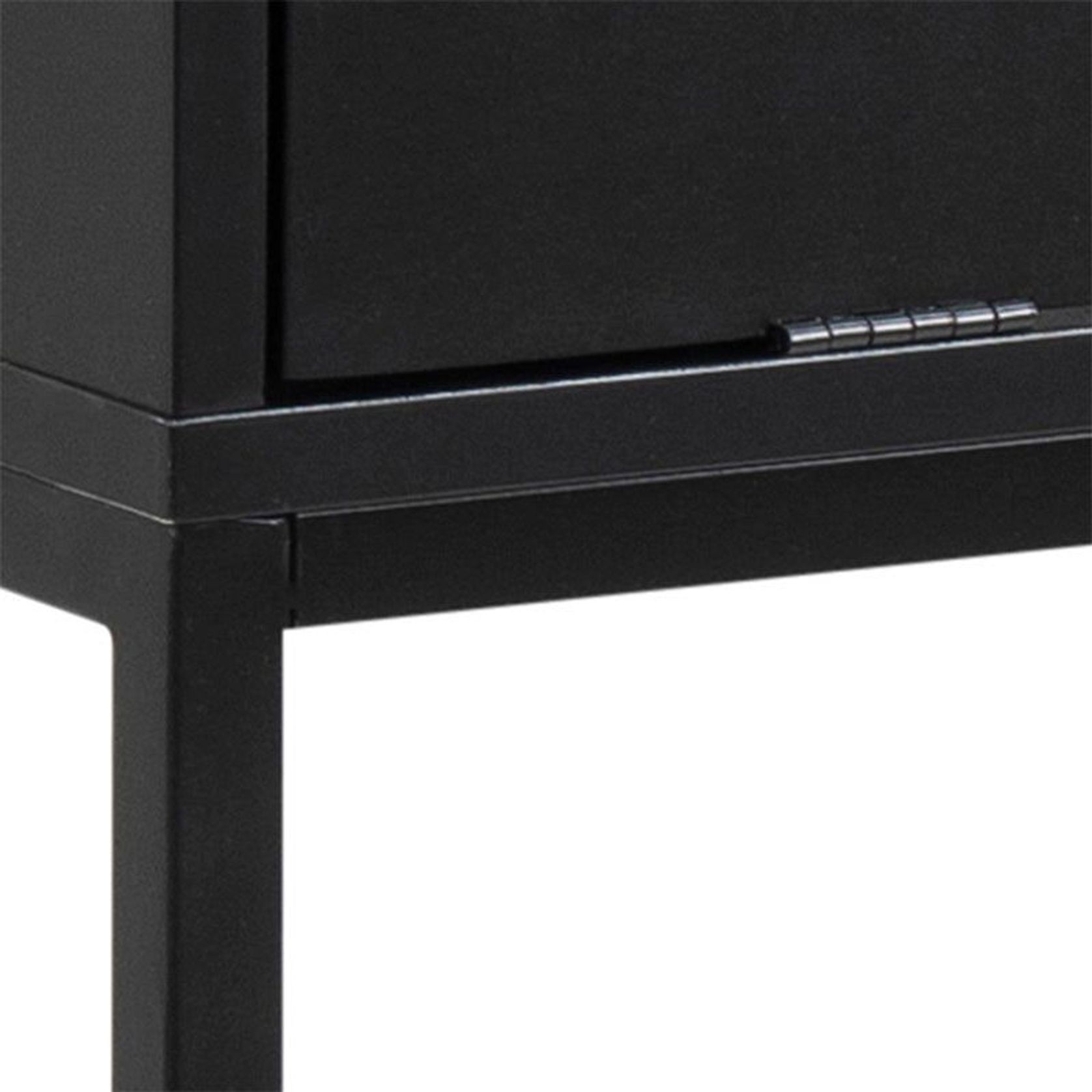 BATLEY Study Desk Console 91.5cm - Black & Natural gallery detail image
