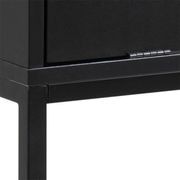 BATLEY Study Desk Console 91.5cm - Black & Natural gallery detail image