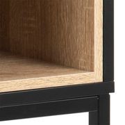 BATLEY Study Desk Console 91.5cm - Black & Natural gallery detail image