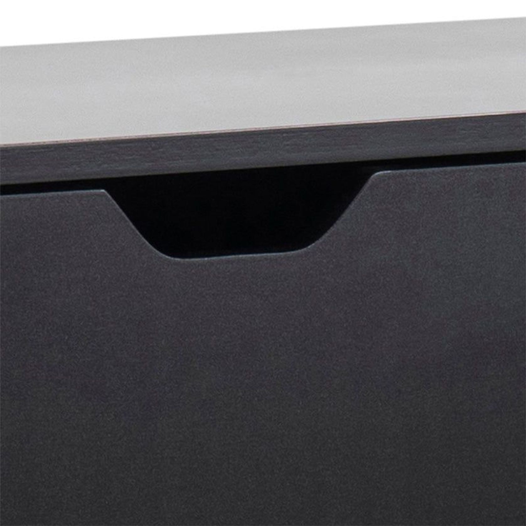 BATLEY Study Desk Console 91.5cm - Black & Natural gallery detail image