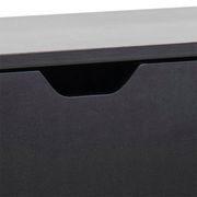 BATLEY Study Desk Console 91.5cm - Black & Natural gallery detail image