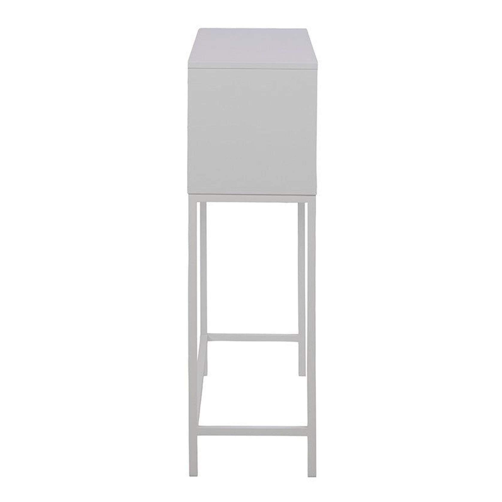 BATLEY Study Desk Console 91.5cm - White & Natural gallery detail image