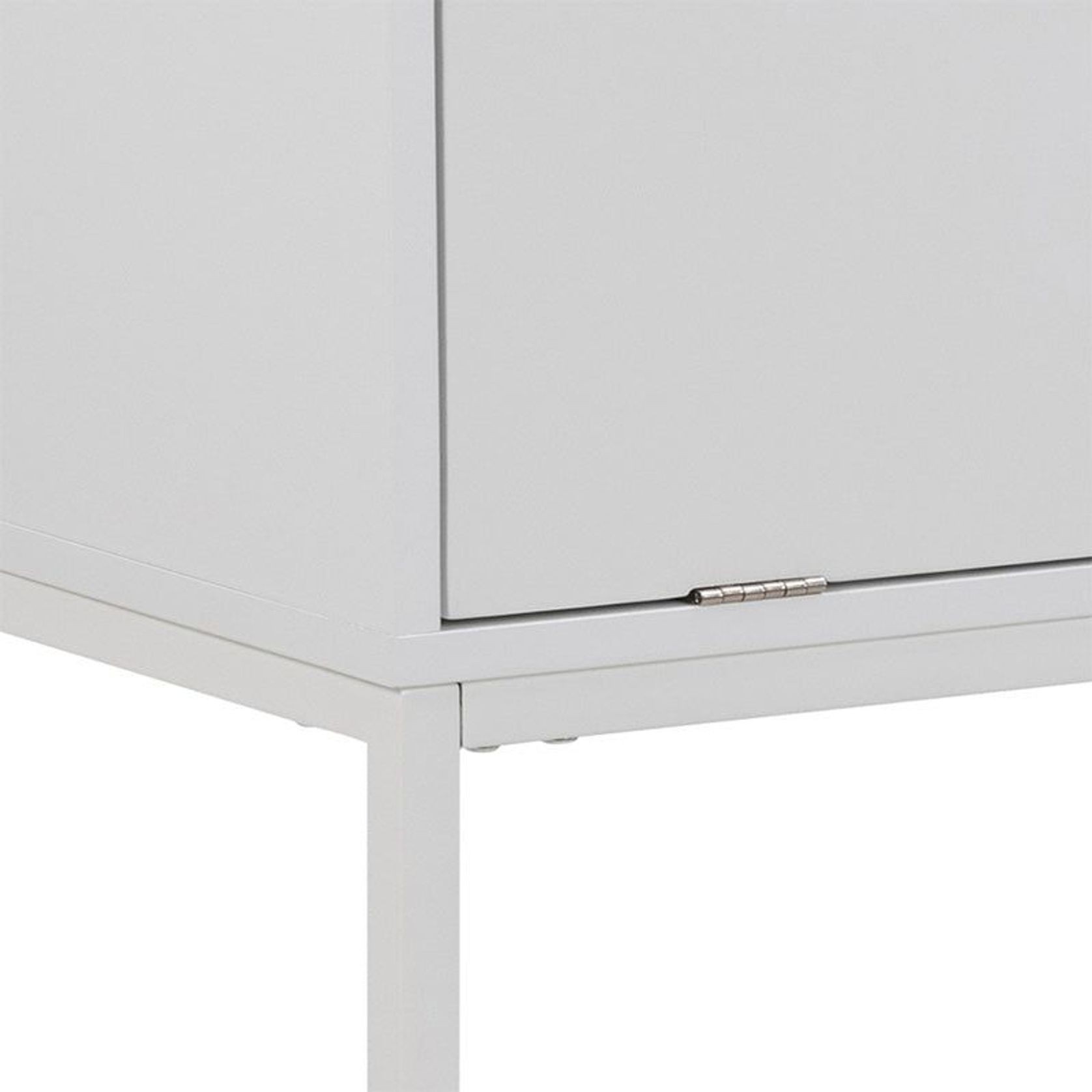 BATLEY Study Desk Console 91.5cm - White & Natural gallery detail image