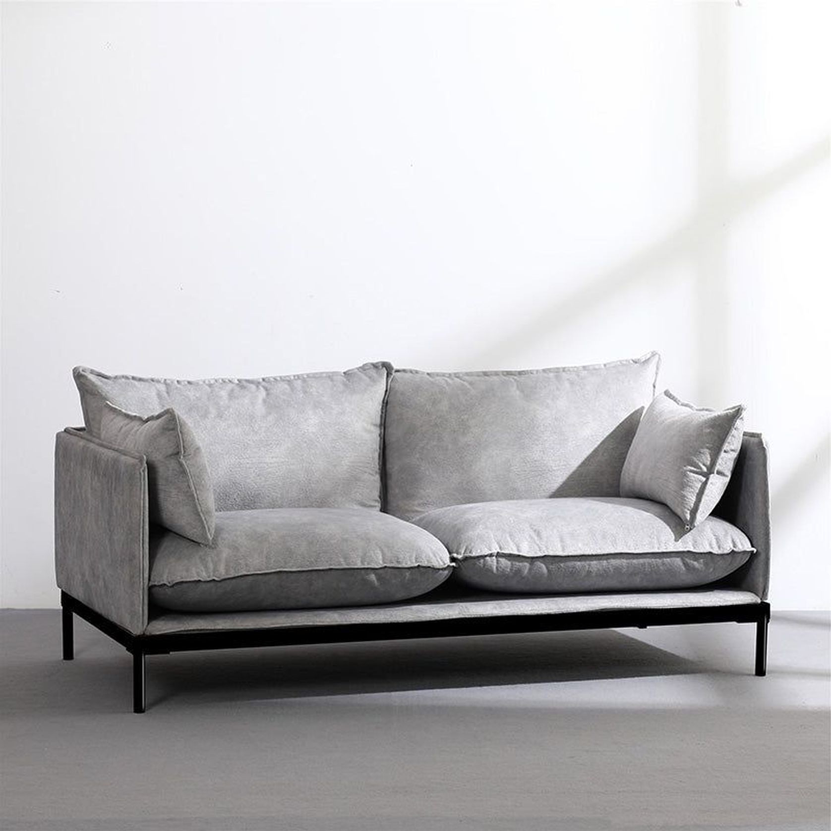 SINCLAIR 2 Seater Sofa in Grey gallery detail image