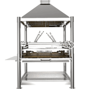 Tagwood BBQ XL Argentine Wood Fire & Charcoal Grill all Stainless Steel | BBQ22SS gallery detail image