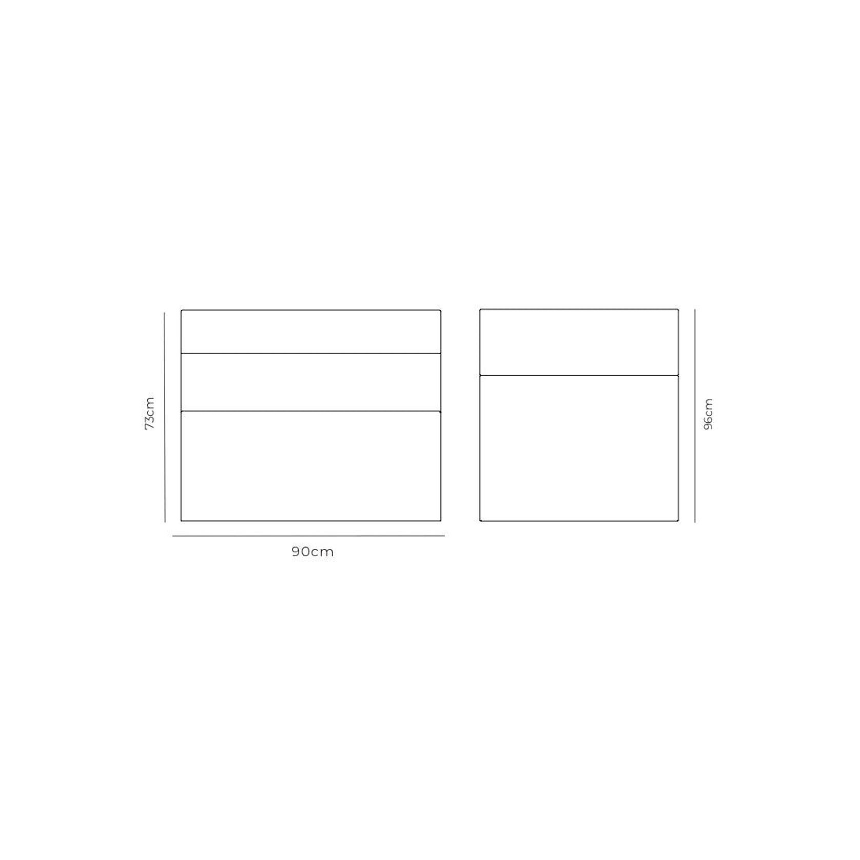 Berg Armless Middle Module - Eden Leaf gallery detail image