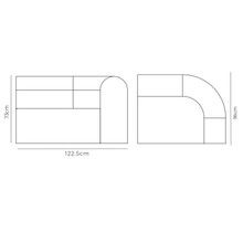 Berg Right Corner Module - Eden Leaf gallery detail image