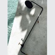 Bondi Wall Mount Outdoor Shower | Cold | Black gallery detail image