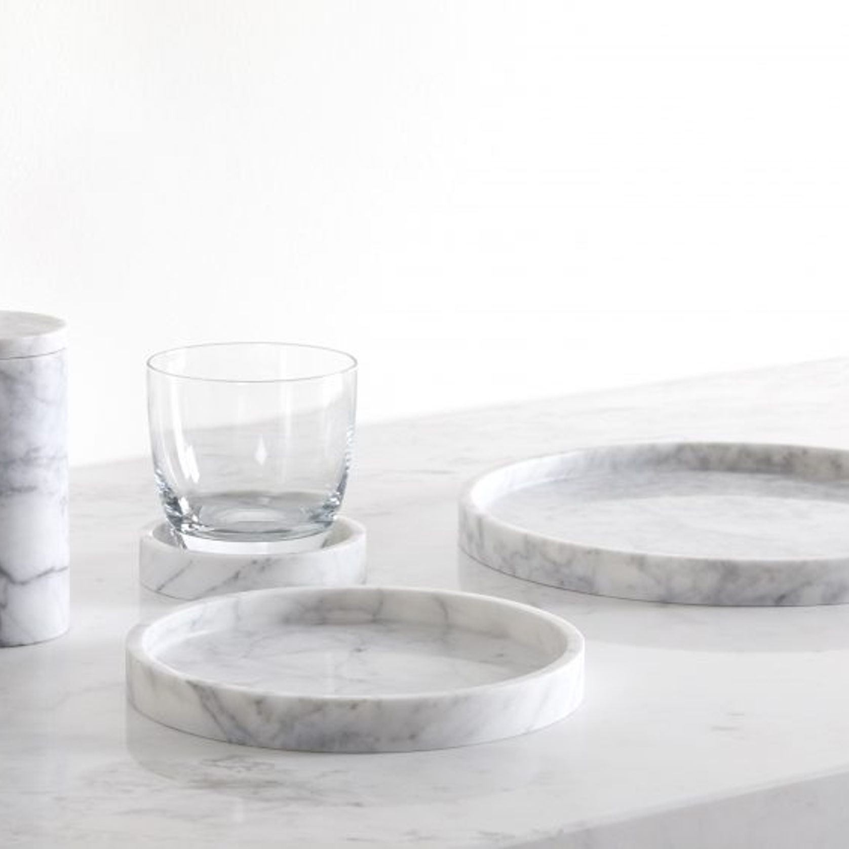 Bode Dish Tray - Bianco Carrara gallery detail image