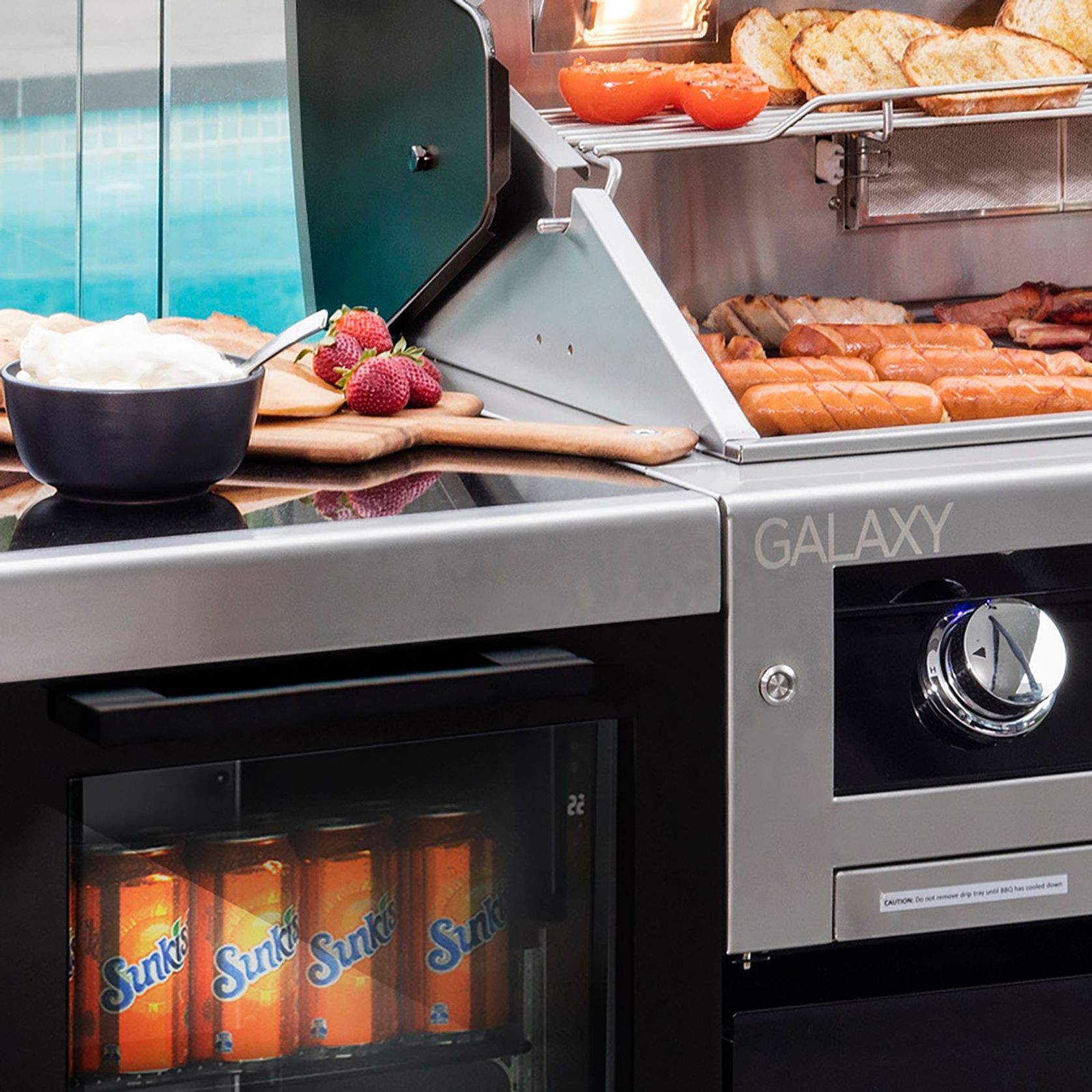 Gasmate Galaxy Black Outdoor Kitchen Package 1 gallery detail image
