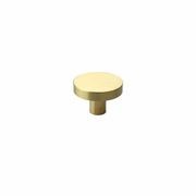 Solid Brass Kitchen Button Round Knobs gallery detail image
