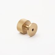 Solid Brass Knurled Kitchen Drawer Knobs gallery detail image
