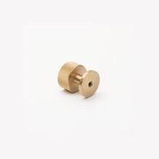 Kitchen Drawer Knurled Knobs | Solid Brass gallery detail image