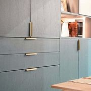 Brass Kitchen Cabinet Lip Pull Handles | Jervis Bay gallery detail image