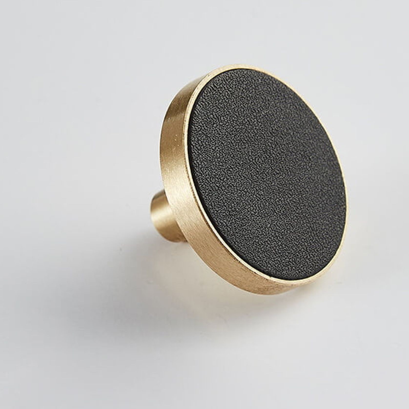 Leather and Solid Brass Drawer Handles gallery detail image