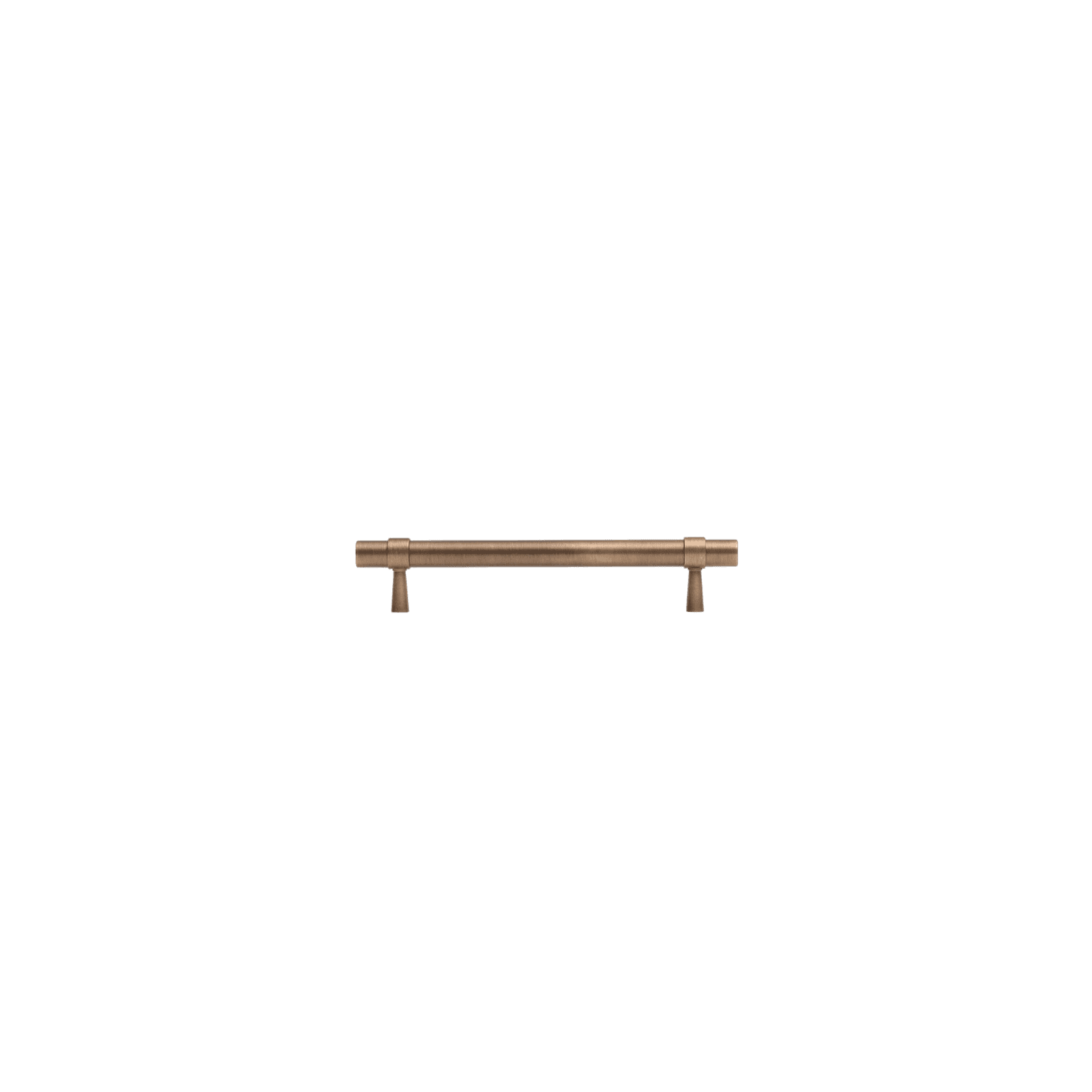 KT&CO Kitchen drawer handles Brushed brass/ Aged brass Mildura gallery detail image