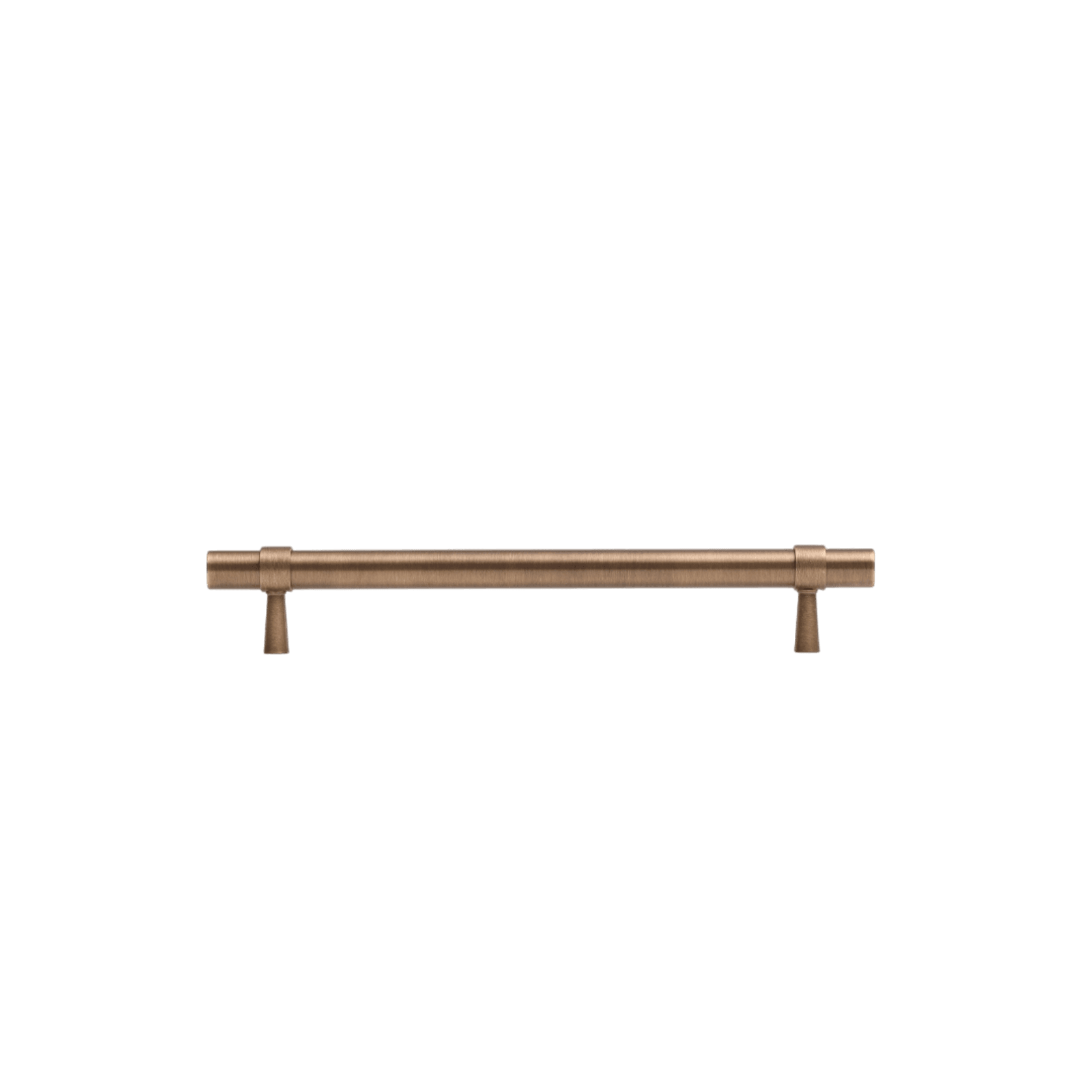 KT&CO Kitchen drawer handles Brushed brass/ Aged brass Mildura gallery detail image