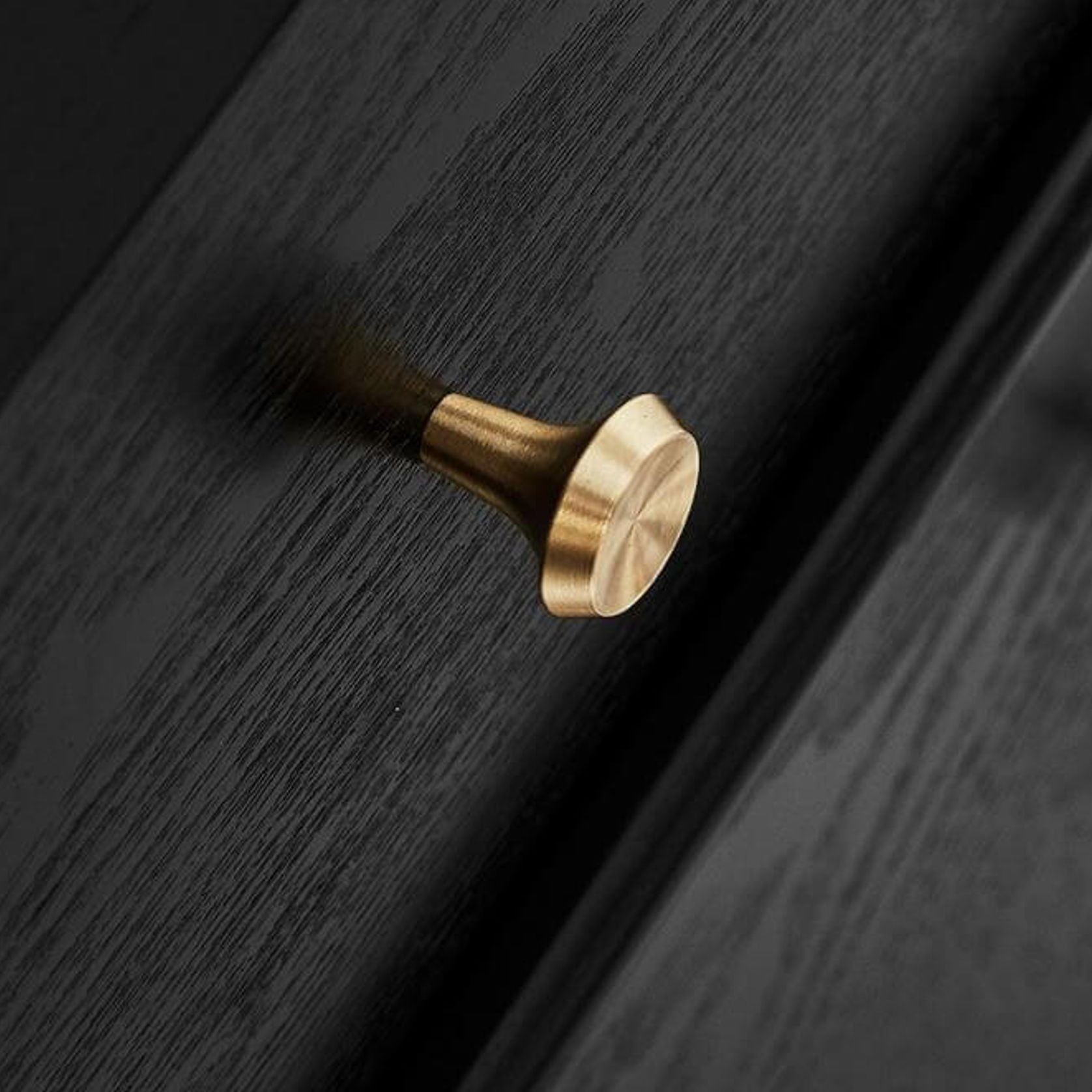 Round Solid Brass Kitchen Knobs gallery detail image