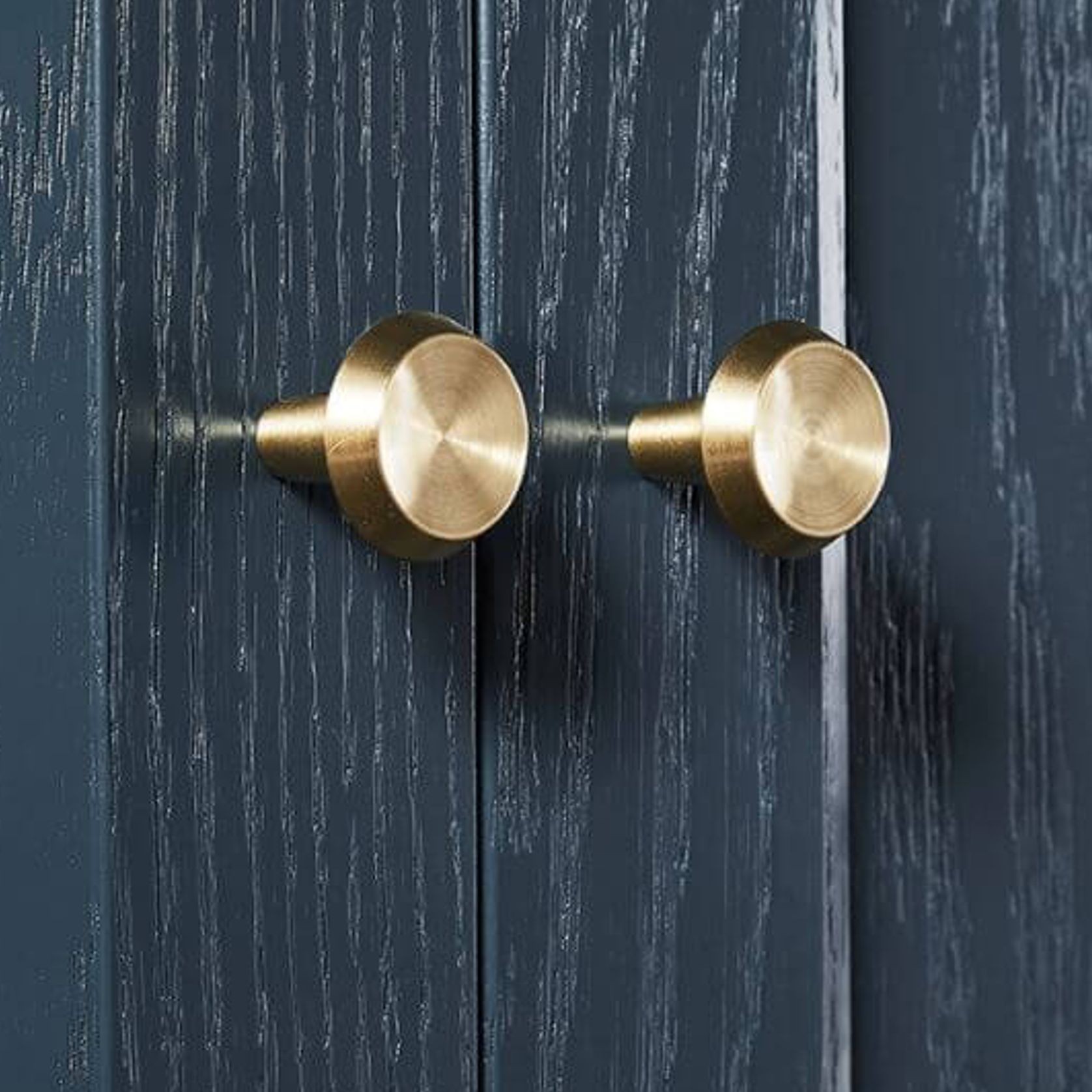 Round Solid Brass Kitchen Knobs gallery detail image